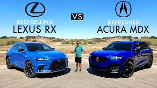 LUXURY BESTSELLERS  2025 Acura MDX vs 2024 Lexus RX 350 Comparison [upl. by Schinica]