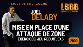 Mise en place dune attaque de zone Exercices jeu réduit 5c5 Joël Delaby [upl. by Lacim]