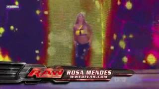 Rosa Mendes Entrance [upl. by Yrallam]