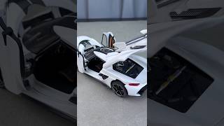 124 Scale Diecast Koenigsegg Jesko Model Car  Pull Back Miniature Replica with Light amp Sound [upl. by Ylreveb742]