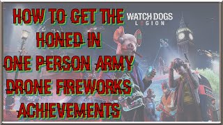 How to get the Honing In One Person Army and Drone Fireworks achievements [upl. by Anaz297]