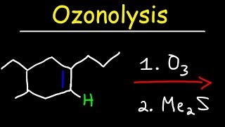 Ozonolysis  Oxidative Cleavage of Alkenes [upl. by Terena884]