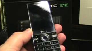 A look at the HTC S740 Windows Mobile Smartphone [upl. by Griffith]