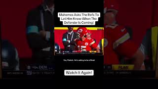 Did We Catch Patrick Mahomes Asking The Refs For Help chiefs patrickmahomes nflnews [upl. by Genny805]