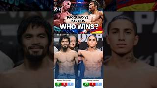 🔥Manny Pacquiao vs Mario Barrios‼️🔥 mannypacquiao shortsfeed [upl. by Erdnassak]