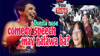 Donita nose comedy speech viral trending donitanosevlog donitanosevlog2139 [upl. by Simmie460]