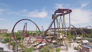 Six Flags Over Texas closes 2 roller coasters to make way for recordbreaking new ride [upl. by Nibram393]