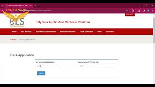 How to Track Your Italian Visa Application on the BLS PortalChecking Visa Status Online italyvisa [upl. by Akemit]