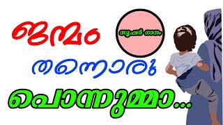 ജന്മം തന്നൊരു പൊന്നുമ്മാumma song with lyrics [upl. by Landing]