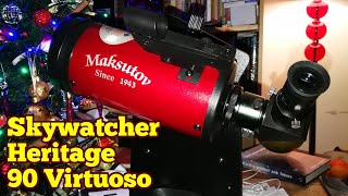 Skywatcher Heritage 90 Virtuoso Maksutov Telescope  Unboxing Review And Use [upl. by Belloir]