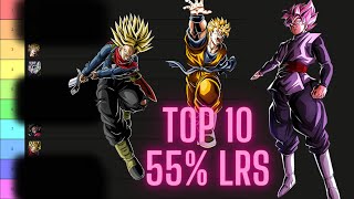 55 LR TIER LIST OCTOBER 2023 DOKKAN BATTLE [upl. by Enidanreb]