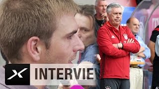 Philipp Lahm quotCarlo Ancelotti sehr angenehm und entspanntquot  SV Lippstadt  FC Bayern München 34 [upl. by Kono]