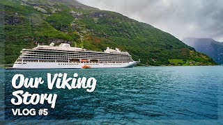 Our Viking Story  5 courses and beautiful Fjords  Ep 5 [upl. by Initof]