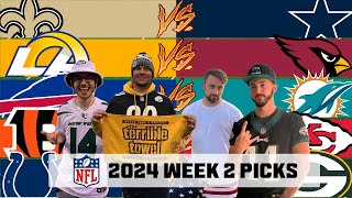 For The Fan NFL 2024 Week 2 Picks [upl. by Ailemor]