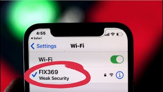 Fix quotWeak Securityquot WiFi Warning on iOS14 in about 2 Minutes [upl. by Ailedroc965]