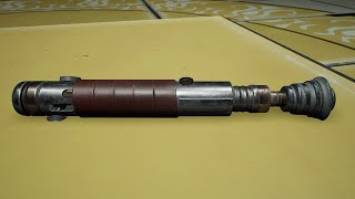 How to make the Padawan Cal Kestis lightsaber from Star Wars Jedi Fallen Order [upl. by Ahsemot]