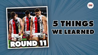 5 Things We LEARNED from Round 11 Melbourne v St Kilda  AFL 2024 [upl. by Enaxor]