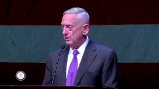 2014 Salute to Iraq amp Afghanistan Veterans  General James Mattis USMC Ret  Full Version [upl. by Fernande]