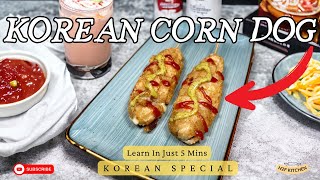 Crunchy Cheesy and Delicious Super Easy Korean Corn Dogs  H2FKitchen [upl. by Hceicjow666]