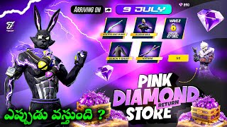 Pink Diamond Store 7th Anniversary 🤯 Pink Diamond Store Date🤫  Pink Diamond Event Return  Telugu🥵 [upl. by Rolecnahc]