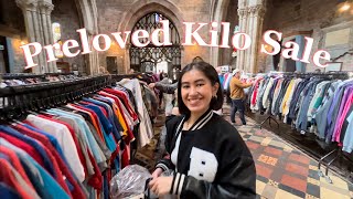 Preloved Vintage Kilo Sale Thrifting  Try On Haul [upl. by Stucker]