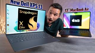 XPS 13 w X ELITE vs M3 MacBook Air  SUPER IMPRESSIVE [upl. by Auberta]