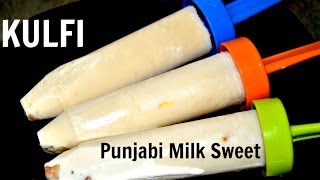 Quick Kesar Badam KulfiEasiest Recipe of Indian Milk Ice Cream By ChawlasKitchencom [upl. by Eetsirhc]