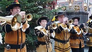 Bläser der Bernkasteler Bürgerwehr Weihnachtsmarkt Kues2018 [upl. by Bartholemy433]