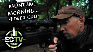 SampC TV  Deer management with Chris Rogers 11  Expert UK muntjac cull 4 in 1 morning [upl. by Roshan491]