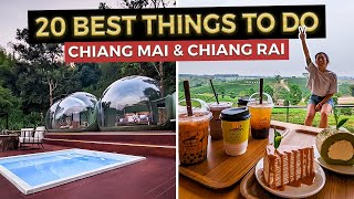 20 EPIC Things to do in Chiang Mai amp Chiang Rai 2023  Thailand Travel Guide [upl. by Oniliuqnart]