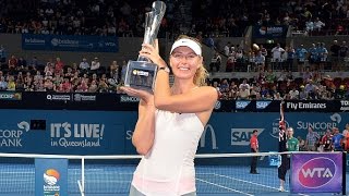 2015 Brisbane International WTA Best Moments [upl. by Htial756]