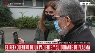 La donación de plasma en primera persona el encuentro virtual entre un paciente y su donante [upl. by Meave]