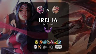 Irelia Mid vs Naafiri  KR Master Patch 143 [upl. by Sedicla]