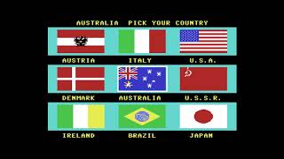 Summer Games Commodore 64  Australian anthem Waltzing Matilda [upl. by Ecydnak]