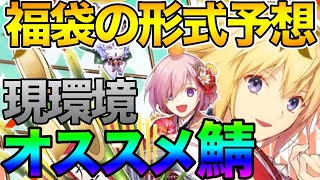 【FGO】正月福袋の予想と現環境のおすすめ狙い鯖を紹介。毎年楽しみな激アツガチャが来るぞ！ [upl. by Atinyl724]