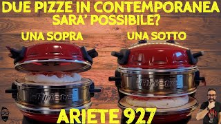 Ariete 927 Forno Pizza Doppio Ariete Pizzeria 2 pizze in 4 minuti TEST DI COTTURA DUE PIZZE INSIEME [upl. by Yeslehc]