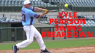 Kyle Pearson Swing Breakdown amp Analysis  Slowpitch Softball  Slowpitch Softball Hitting Mechanics [upl. by Burwell]