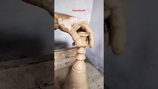 stylist vase  clay craft  mitti bartan shorts pottery [upl. by Liam897]