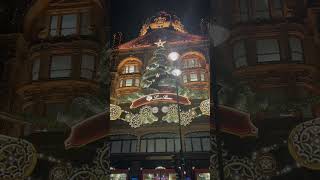 Festive London 2024 sloane knightsbridge harrods london christmas [upl. by Ullund720]