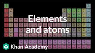 Elements and atoms  Atoms compounds and ions  Chemistry  Khan Academy [upl. by Wons440]