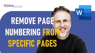 Remove Page Numbering from Specific Pages in Microsoft Word  Remove Page Numbering From Section [upl. by Adalia]