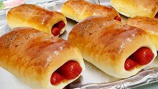 DOGUINHO DE FORNO FÁCIL  RECEITA DE ENROLADINHO DE SALSICHA COM MOLHO [upl. by Ettenuahs]