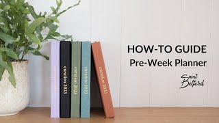 Curation 2023 Diary How to  PreWeek Planner [upl. by Tnomed]