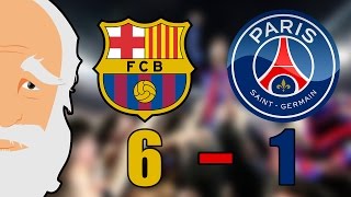 BARCELONA vs PSG  61 Champions League [upl. by Enitsahc]