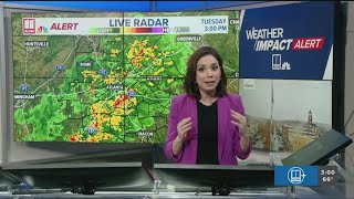 Tracking rain storms across metro Atlanta north Georgia  Timeline [upl. by Melisse]