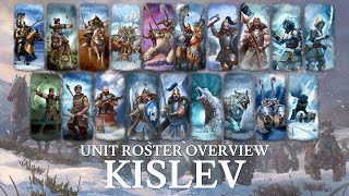 Kislev  Total War Warhammer III Unit Roster Overview [upl. by Merrilee]