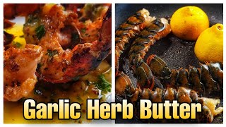 How to make the BEST Garlic Herb Butter Sauce EVER  Perectly Seasoned Garlic Butter Recipe [upl. by Annayk]