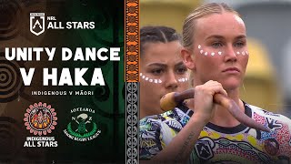 2024 NRLW All Stars  Unity Dance v Haka  Indigenous v Māori  PreMatch Ceremony [upl. by Gerita792]