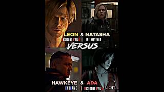 Leon And Natasha vs Hawkeye And Ada Wong [upl. by Nymrak]