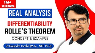 Real Analysis  Mean Value Theorem  Rolles Theorem  Proof amp Examples [upl. by Tekla]